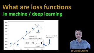 133  What are Loss functions in machine learning [upl. by Leraj991]