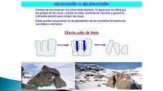 Procesos geológicos externos Meteorización física [upl. by Ann-Marie]