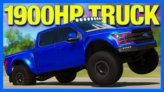 Forza Horizon 4  1900 Horsepower Ford F150 Ford F150 Prerunner Deberti [upl. by Aicileb]