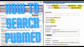 How to search PubMed in a systematic way [upl. by Nivre]