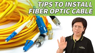 Fiber Optic Cable Installation Dos and Donts [upl. by Hgielrak570]