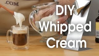 DIY whipped cream in 60 seconds [upl. by Aehsa]