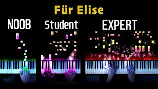 5 Levels of Für Elise Piano [upl. by Arahc]