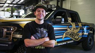 Brad Deberti builds the Ford F150 for the Hot Wheels for their 50th anniversary at SEMA 2018 [upl. by Sinnaoi]