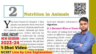 Nutrition in Animals  Class 7 Science Chapter 2 Full Chapter [upl. by Hcirteid659]