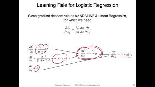 L83 Logistic Regression Loss Derivative and Training [upl. by Lalad]