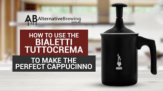 How to Use the Bialetti Tuttocrema Milk Frother [upl. by Alcot]