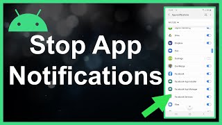 How To Turn Off App Notifications On Android [upl. by Jadwiga]