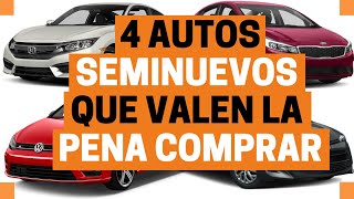 4 AUTOS SEMINUEVOS que debes considerar a COMPRA  Motoren Mx [upl. by Gabbie]