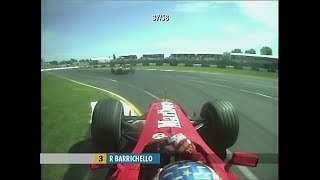 2000 Australian Grand Prix  Barrichello chasing Frentzen Onboard  DigitalF1 NATURAL SOUNDS 50 fps [upl. by Ecnatsnoc]