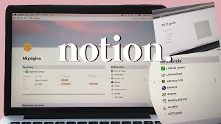 Cómo usar NOTION y la mejor plantilla de organización Notion template free [upl. by Einaj]