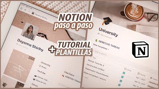 ¿CÓMO USAR NOTION   PASO A PASO  PLANTILLAS GRATIS  La mejor app para organizarte [upl. by Lipscomb]