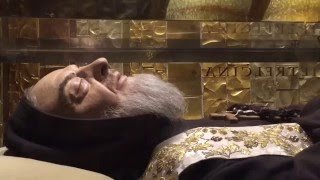 Saint Padre Pio body still preserved at San Giovanni Rotondo in Italy [upl. by Eiramalegna]