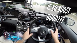 2018 Mercedes C200 EQ BOOST DRIVING POVREVIEW [upl. by Elyssa947]