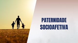 Paternidade socioafetiva [upl. by Meensat955]