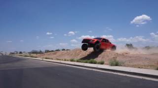 Johnny Angal Trophy Truck Driver testing out the Ford SVT Raptor Prerunner [upl. by Annairda]