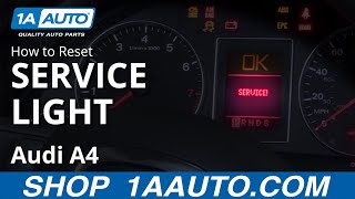 How to Reset Service Light 0409 Audi A4 [upl. by Nagap414]