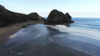 New zealand Piha Beach [upl. by Cchaddie]