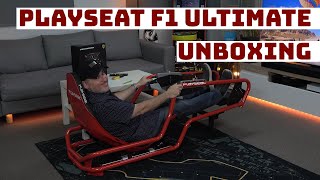 Playseat F1 Ultimate race SIM Unboxing and Setup [upl. by Omrellig272]