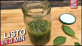 PESTO  Como hacer PESTO de ALBAHACA [upl. by Anier]