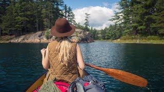 Backcountry Canoe Camping Trip  Killarney Provincial Park Ontario Canada [upl. by Aiasi]