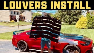 I Installed Louvers on my Mustang GT [upl. by Mini]