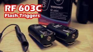 YongNuo RF603C Flash Trigger Review [upl. by Ynnattirb]