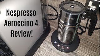 Nespresso Aeroccino 4 Milk Frother Review  Worth upgrading from the Aeroccino 3 [upl. by Nnazil21]