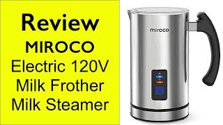 Review Miroco Milk Frother  How to make froth milk at home [upl. by Minor613]