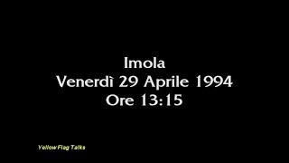 Imola 1994 part 1 of 5 Rubens Barrichellos accident [upl. by Veejar487]