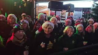 WHAT CHRISTMAS MEANS TO ME Rock Choir at Birkdale Lights Switch On 1st December 2024 [upl. by Etteragram]