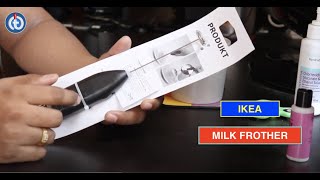 IKEA MILK FROTHER Review amp Battery Installation [upl. by Suoicerp50]