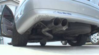 Mercedes w203 ExhaustStraight pipe [upl. by Engud]