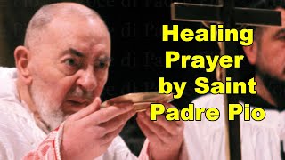 HEALING PRAYER BY SAINT PADRE PIO [upl. by Zoubek]