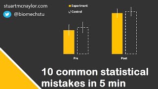 Ten Statistical Mistakes in 5 Min [upl. by Nitza]