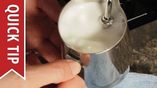 How to AutoFroth Milk for Lattes [upl. by Otrebireh]