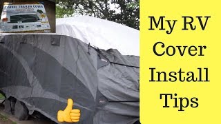 My RV Cover Install Tips [upl. by Acilgna774]