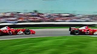 Michael Schumacher vs Rubens Barrichello 2004 US GP [upl. by Rennerb418]