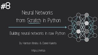 Neural Networks from Scratch  P8 Implementing Loss [upl. by Woodhouse]