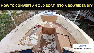 Boat conversion into Bowrider [upl. by Marte]