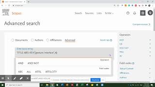 Conducting systematic literature review using Scopus How to refine your search query [upl. by Isahella967]