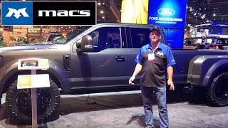 Mac’s at SEMA 2019 – DeBerti Design Ford F450 – Mac’s Tie Downs [upl. by Eugaet416]