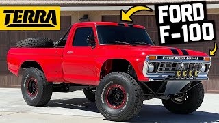 The RJ Fab Rebuilt Ford F100 Prerunner  BUILT TO DESTROY [upl. by Hardner854]