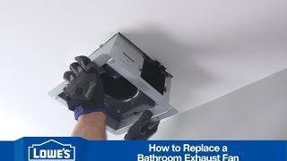 How To Install a Bath Exhaust Fan [upl. by Ayhtak]