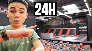 24H DANS UN TRAMPOLINE PARK [upl. by Adnilak]