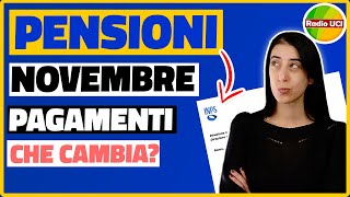 CEDOLINO PENSIONE NOVEMBRE 2024 NOVITÀ CERTIFICAZIONE UNICA 2025 PAGAMENTI RIMBORSO 730 [upl. by Adriene]