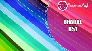 What is Oracal 651 Permanent Adhesive Vinyl [upl. by Alice443]