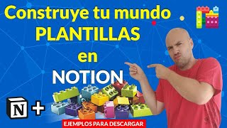 🏠 Cómo crear y usar PLANTILLAS en NOTION ➕ DESCARGAR ejemplos [upl. by Annair]