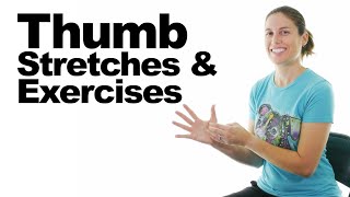 7 Thumb Joint CMC Stretches amp Exercises [upl. by Amekahs]