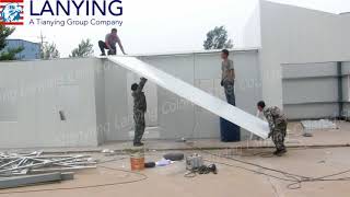 EPS panel prefabricated house installation demo [upl. by Au11]